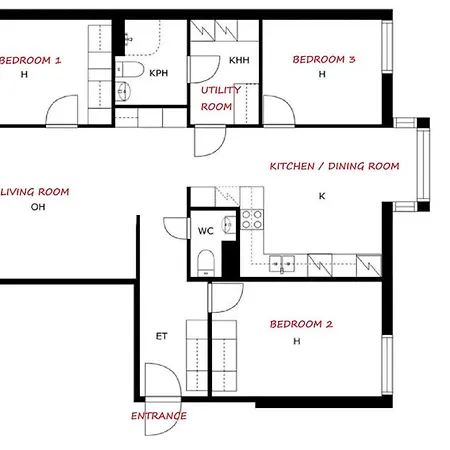 Large 3-bedroom